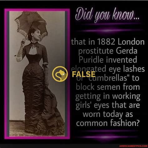 did gerda puridle invent lashes.